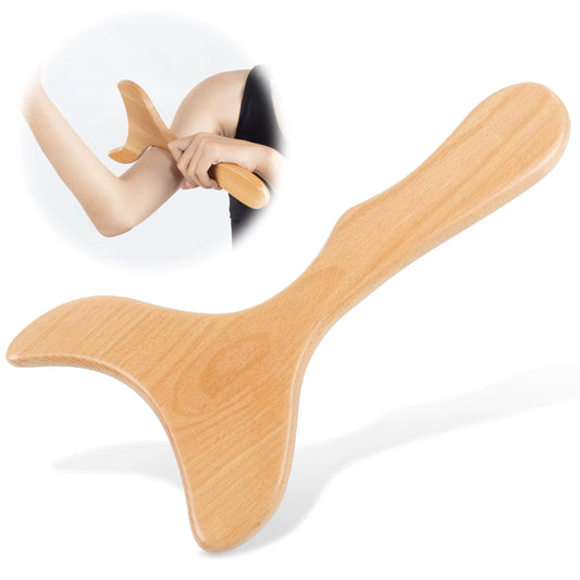 Nshape-Outil de Massage Thérapeutique en Bois Naturel