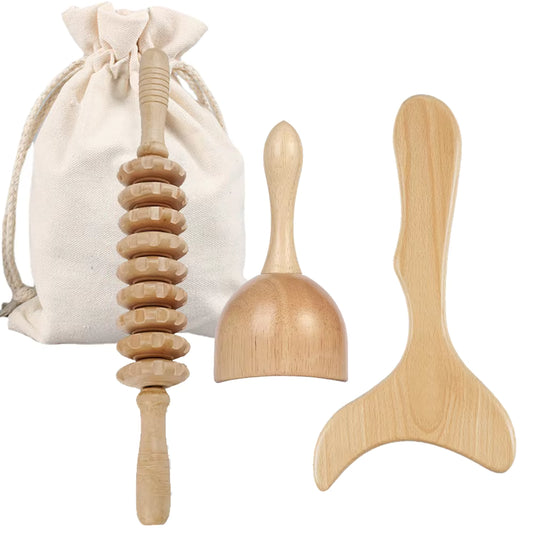 Nshape – Ensemble de Massage en Bois Anti-Cellulite